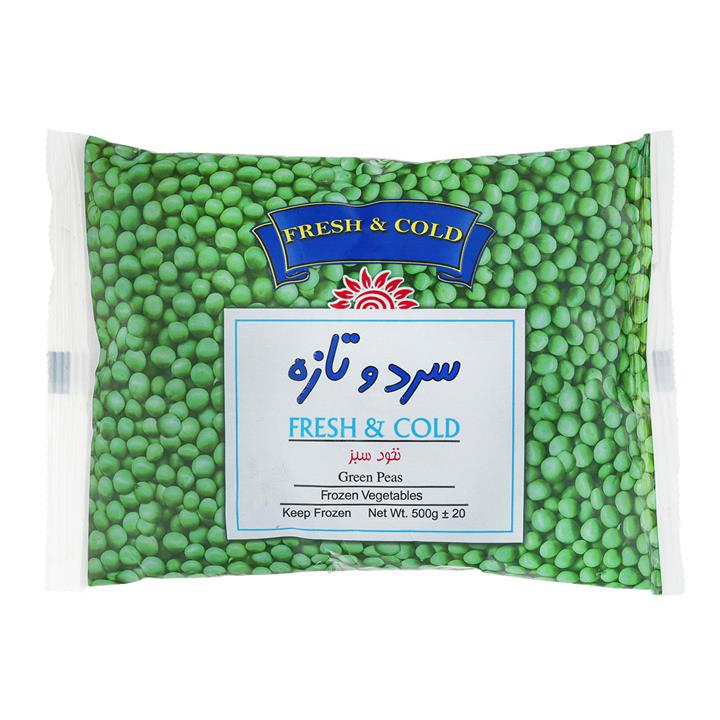 نخود سبز منجمد سرد و تازه مقدار 400 گرم Sardotaze Frozen Green Peas 400 gr